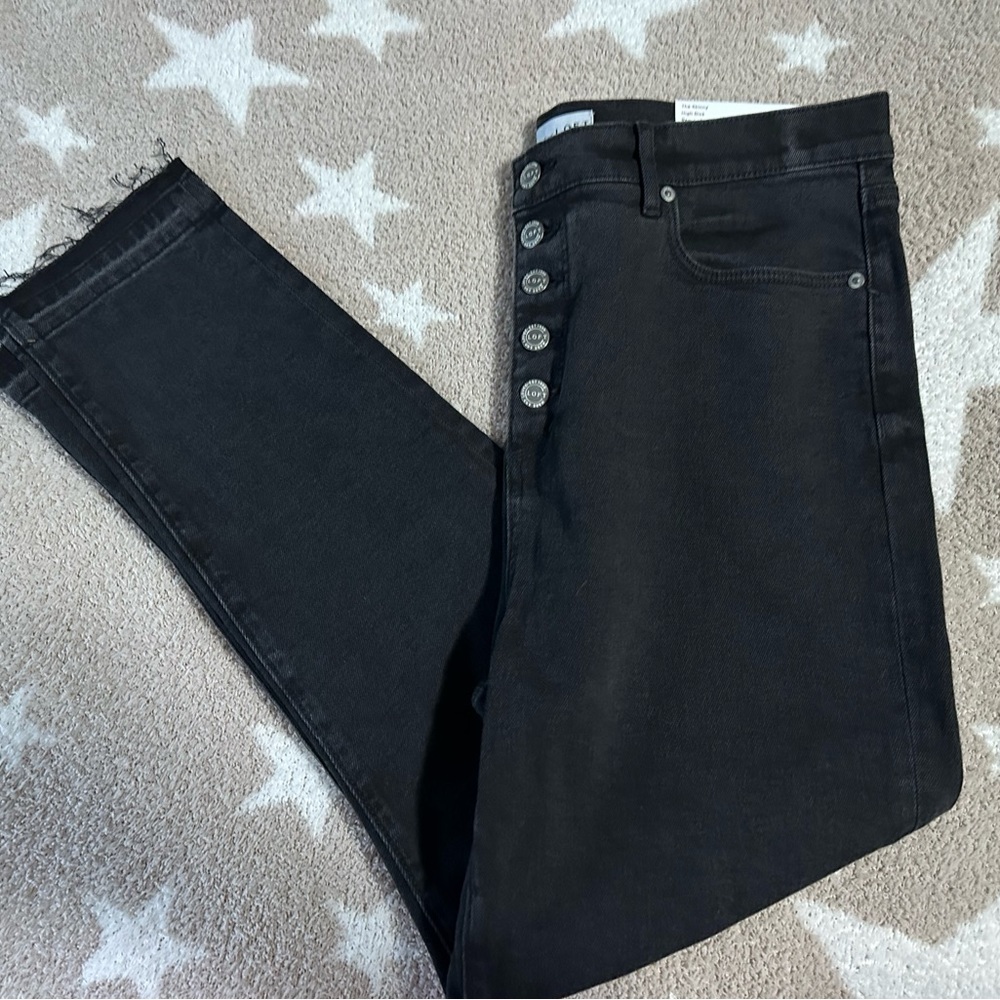 NWT THE LOFT THE SKINNY HIGH RISE JEANS SZ 32